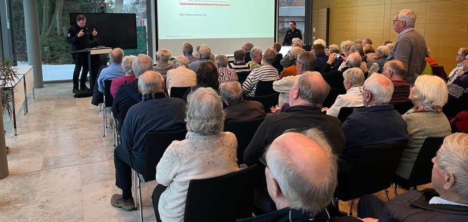 Einbruchschutz Veranstaltung