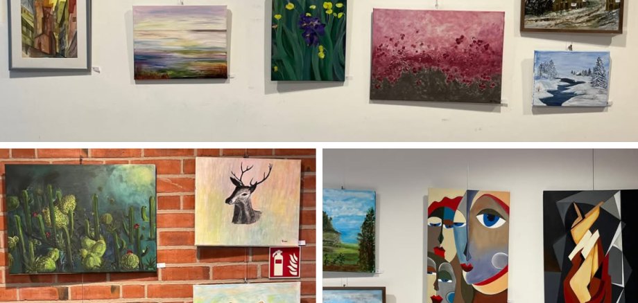 Ausstellung Malkurs VHS