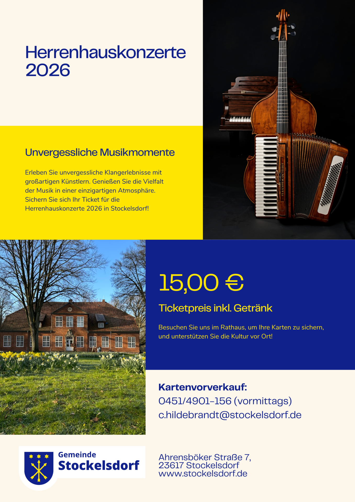 Flyer - Herrenhauskonzerte 2026 - 1